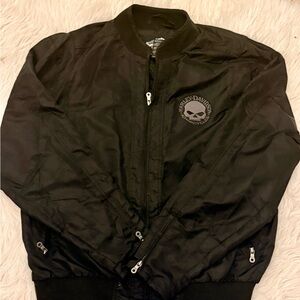 Harley-Davidson Men's Black Varsity Jacket